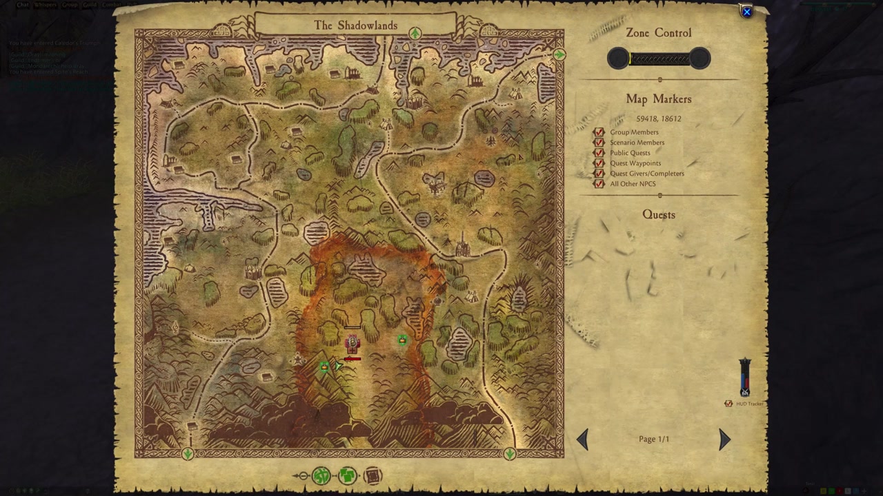Shadowlands Fallen Squig Herder map screenshot