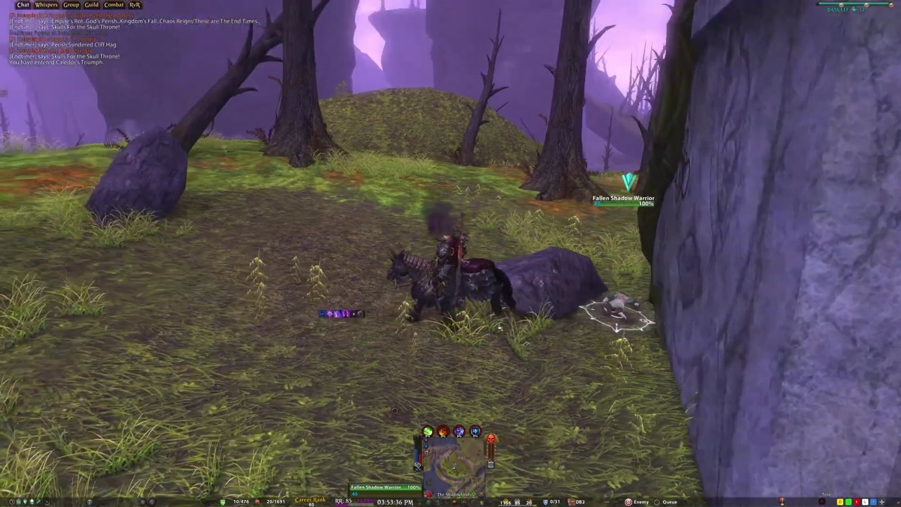 Shadowlands Fallen Shadow Warrior in-world location screenshot