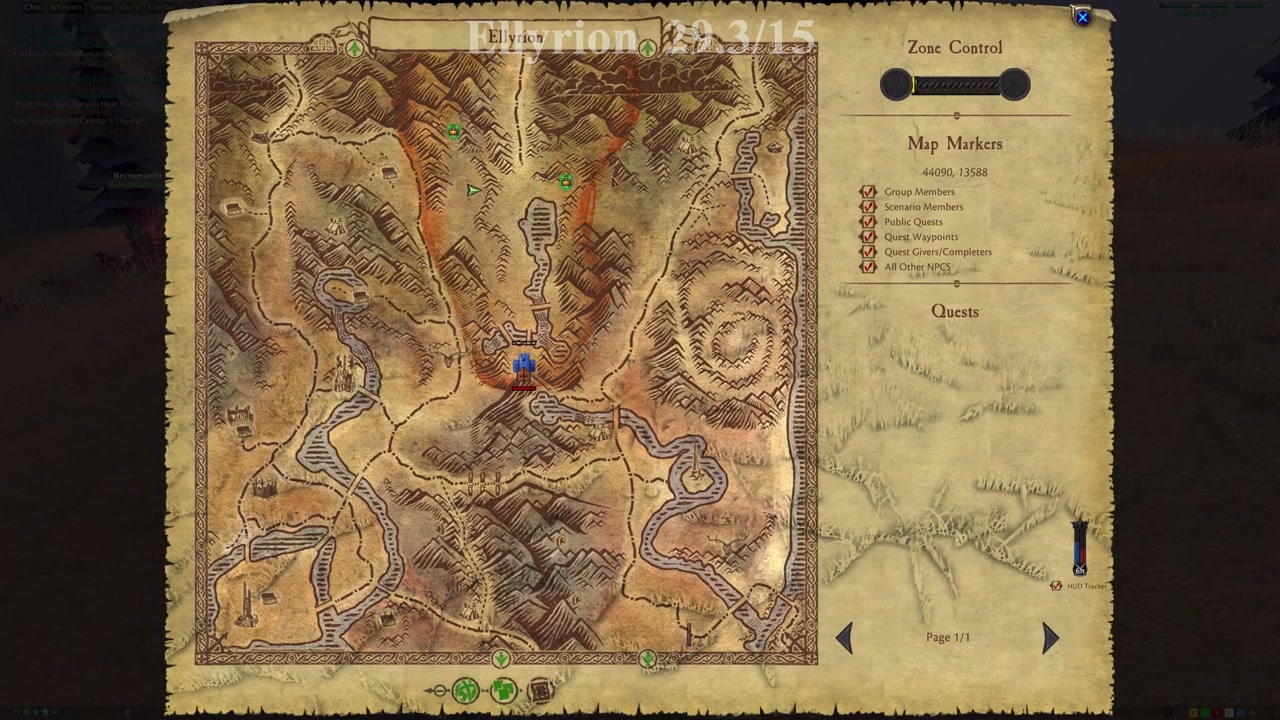 Ellyrion Fallen White Lion map screenshot