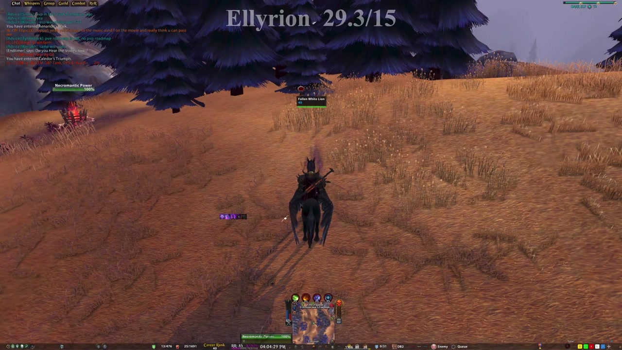 Ellyrion Fallen White Lion in-world location screenshot