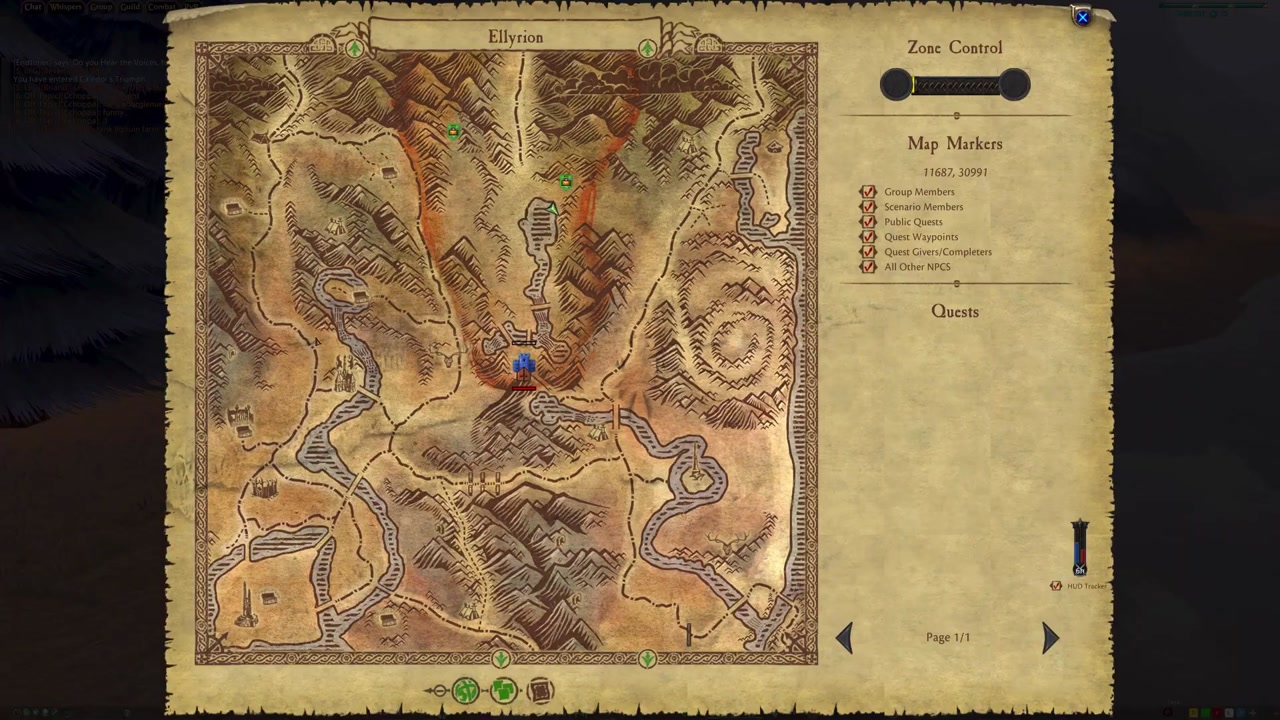 Ellyrion Fallen Witch Hunter map screenshot