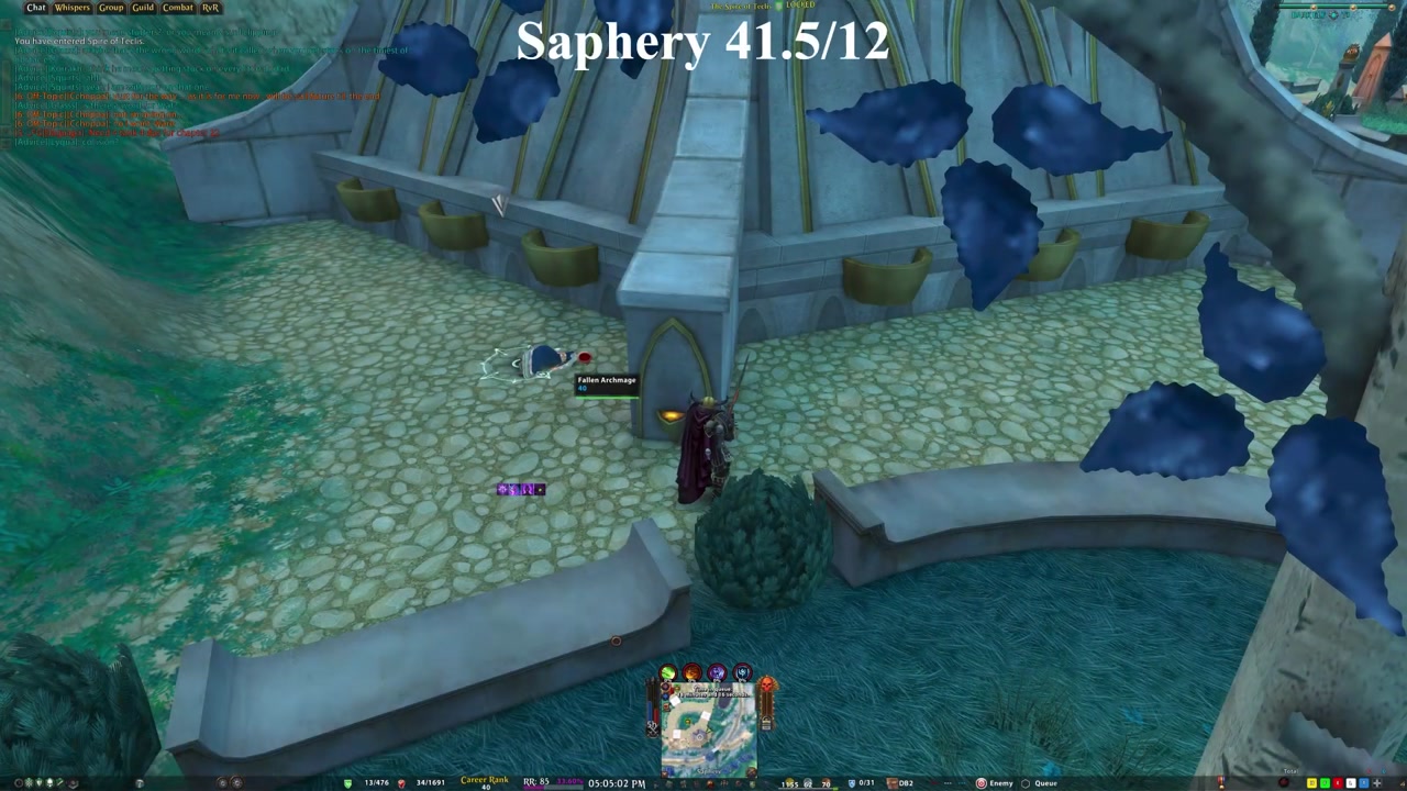 Saphery Fallen Archmage in-world location screenshot