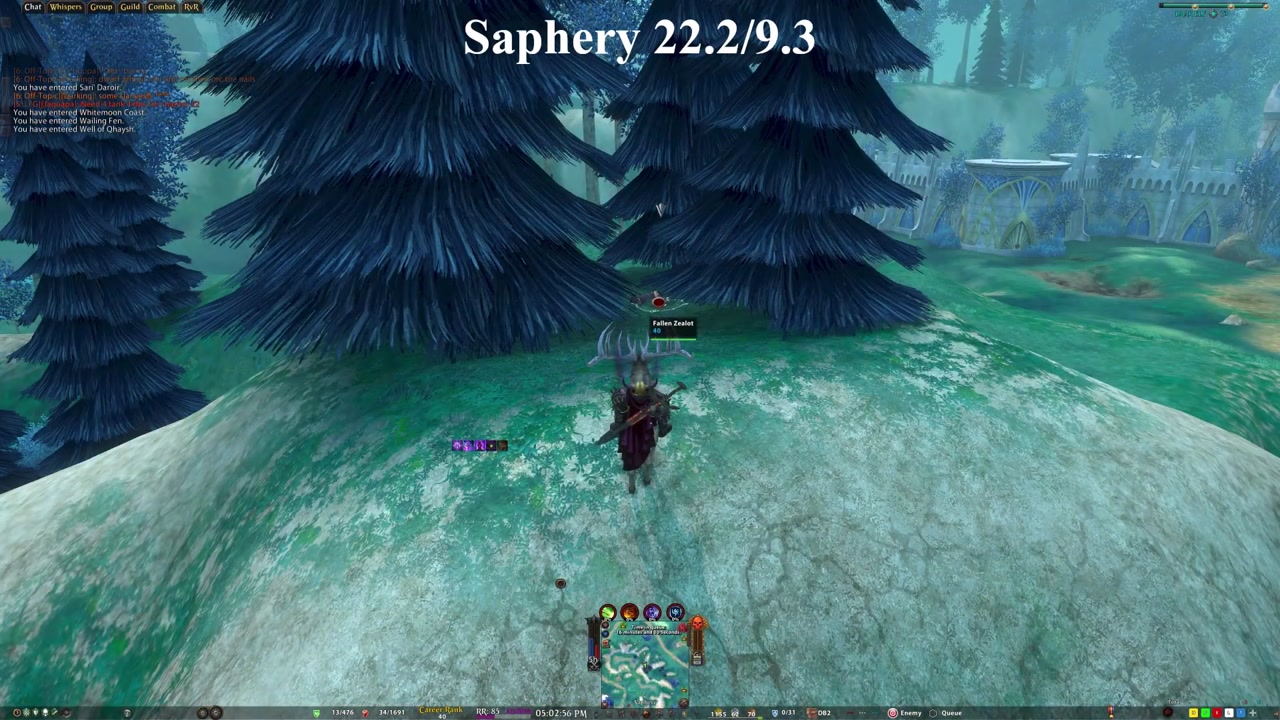 Saphery Fallen Zealot in-world location screenshot