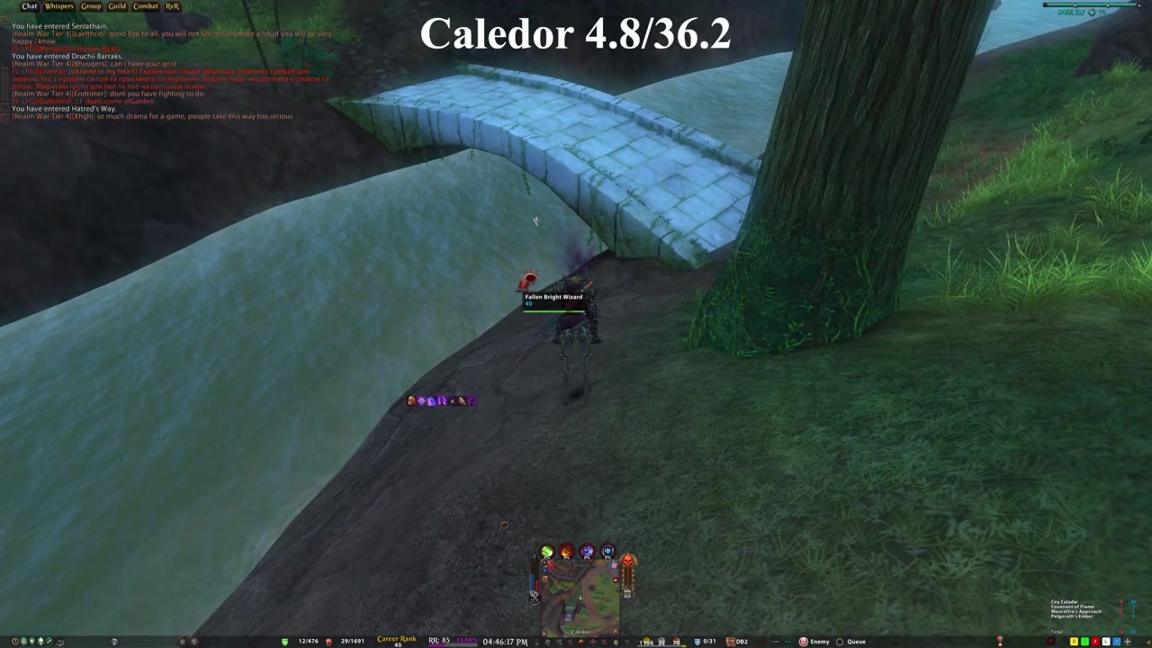 Caledor Fallen Bright Wizard in-world location screenshot