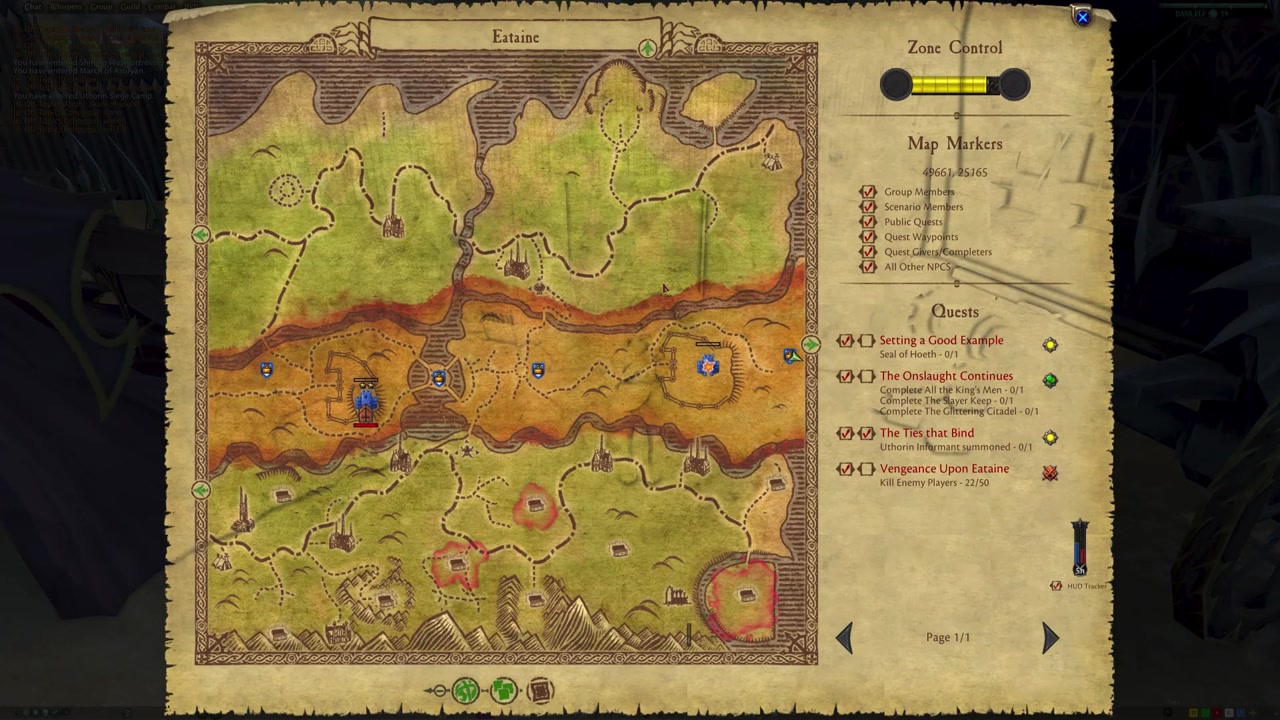 Etaine Fallen Disciple of Khaine map screenshot